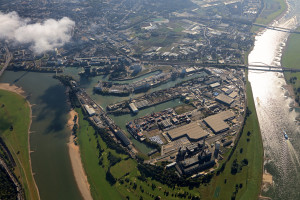Luftbild 2021 Hafen Düsseldorf