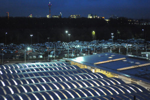 Nachtaufnahme Neusser Hafen