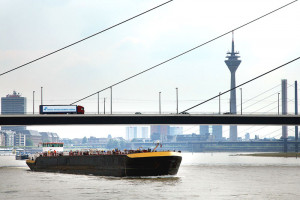 Rhein Medienhafen Düsseldorf
